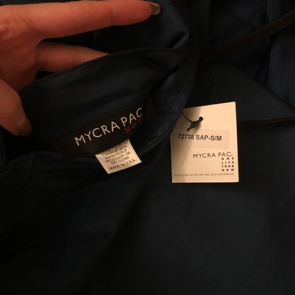 Mycra Pac Donatella Raincoat In Sapphire - Picture 8 of 8
